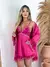 Robe/Camisola/Calcinha sem Bojo Pink/Branco - comprar online