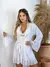 Robe/Camisola/Calcinha sem Bojo - Branco - comprar online