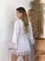 Robe/Camisola/Calcinha sem Bojo - Branco Chant - loja online