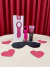 Kit Desejo Duplo | Vibrador Grant 2 em 1 + Lubrificante Beijável + Venda Tapa-olhos