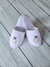 Pantuflas bordadas " Anillo"