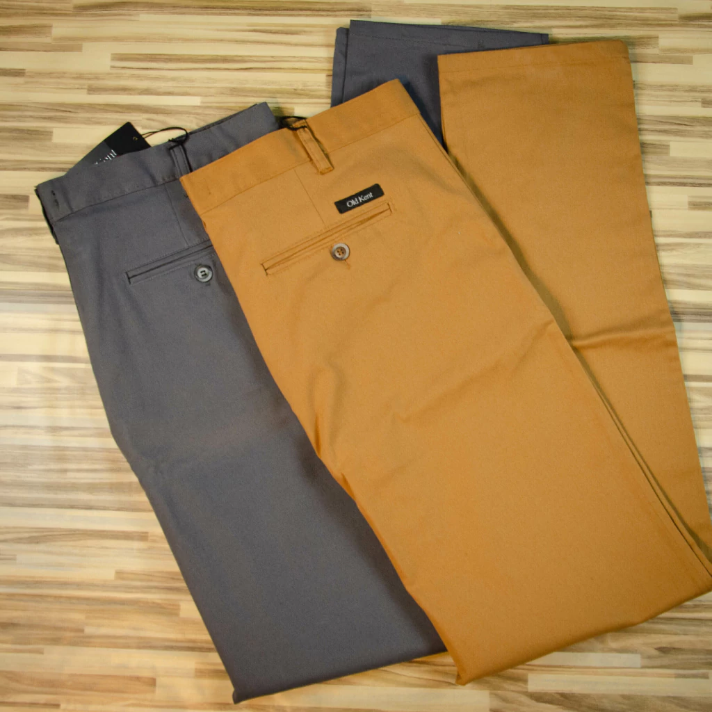 Pantalón De Gabardina Corte chino