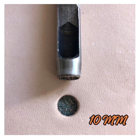 Vazador para Couro N°10 em Aço de Alta Qualidade para Furações Precisas p/ Artesãos e Selaria