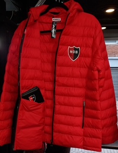 Campera inflable roja en internet
