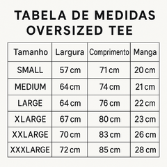 "OG LINE" OVERSIZED TEE CHUMBO - loja online