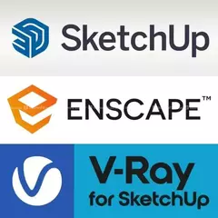 Sketchup pro 2024 + Vray 7 + Enscape 4.1 (Licencias Permanentes) - comprar online