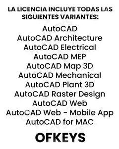 Licencia Oficial Autocad 2022 a 2025 | Suscripcion 1 Año | DESDE WEB AUTODESK en internet