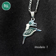 Dije acero danza 2D (JO002) - Dance Shop Argentina