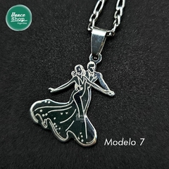 Dije acero danza 2D (JO002) - Dance Shop Argentina