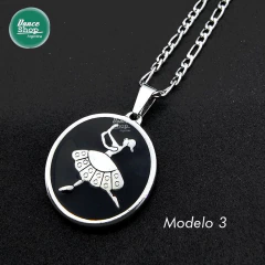 Dije acero danza 3D (JO003) - Dance Shop Argentina