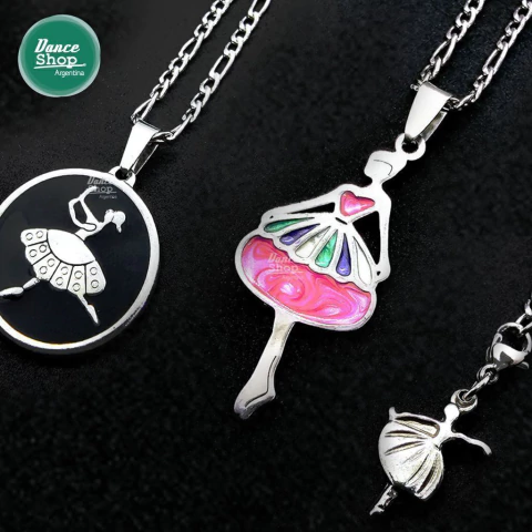 Dije acero danza 3D (JO003)