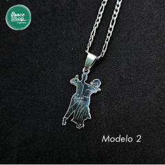 Dije acero danza 2D (JO002) - tienda online