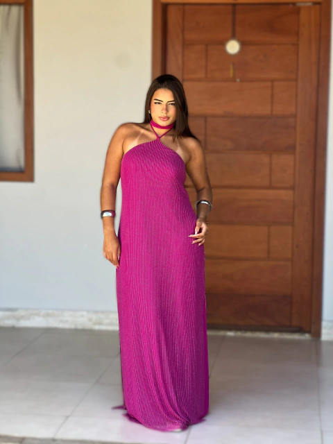 Vestido Lótus Rosa - comprar online