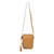 Bolsa Shouder Bag Transversal de Couro Legítimo Ju Andória Cor Caramelo - comprar online