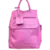 Mochila de Couro Legítimo Resistente Maluzinha Andória Cor Rosa Barbie