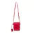 Bolsa de Couro Transversal Shouder Vermelho