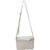Bolsa Transversal de Couro Legítimo Carol Andória Cor Off White