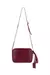 Bolsa Transversal de Couro Legítimo Carol Andória Cor Marsala