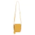 Bolsa de Couro Transversal Shouder Mostarda