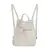 Mochila de Couro Resistente Confortável Malu Andória Off White