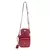 Bolsa Shouder Bag Transversal de Couro Legítimo Ju Andória Cor Marsala - comprar online