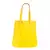 Bolsa de ombro em couro legítimo na cor amarela, com design moderno e alças longas.