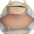 Bolsa Shopper de Couro Legítimo com Carteira Elisa Andória na cor pêssego