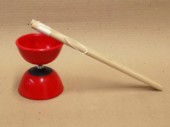 Diabolo 100mm - Vermelho