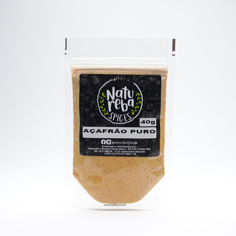 AÇAFRÃO PURO (ZIPLOCK)