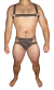 CONJUNTO JOCK RING + ARNÉS NEGRO - comprar online
