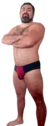 BRIEF AZUL MARINO - BURDEOS - comprar online