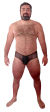 BRIEF SHEER NEGRO