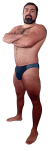 SLIP MIDI AZUL MARINO