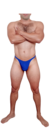 TANGA AZUL REY