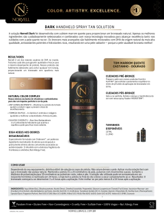 NORVELL PROFESSIONAL HANDHELD SPRAY TAN SOLUTION, DARK, 1 Litro. na internet