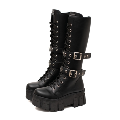 Bota Alta Sole Eco Cuero - comprar online