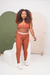 Top de alta sustentação com calça legging cós modelador - loja online