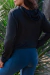 Blusa corta vento dry-fit com manga e capuz marina preto - loja online