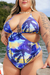 Maiô Júlia estampado coqueiro