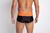 Sunga Masculina Moda Praia Premium proteção Uv50 preta com laranja - Mar Azul