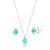 Conjunto gota turmalina em prata 925 - comprar online