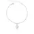 Pulseira patinha cravejada em prata 925 na internet