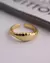 Imagem do Anel Zoe Textura Regulável Banhado a Ouro 18k