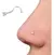 Piercing Nariz Ponto de Luz Zircônia 2mm e Prata 925 na internet