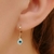 Argola olho grego banhado a ouro 18k - comprar online