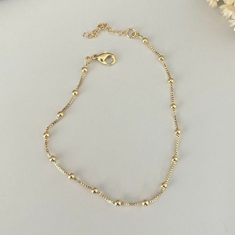 Pulseira encanto banhado a ouro 18k - comprar online