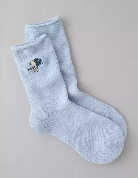 PREORDEN American Eagle AE Snoopy Skier Crew Socks - comprar en línea