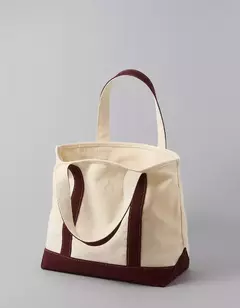 Imagen de *PREORDEN* American Eagle AE Cotton Canvas Snoopy Bow Tote Bag