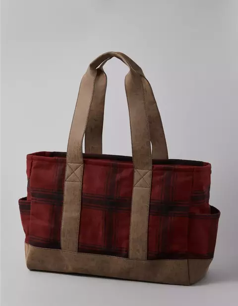 PREORDEN American Eagle AE Weekender Tote Warm Red - comprar en línea