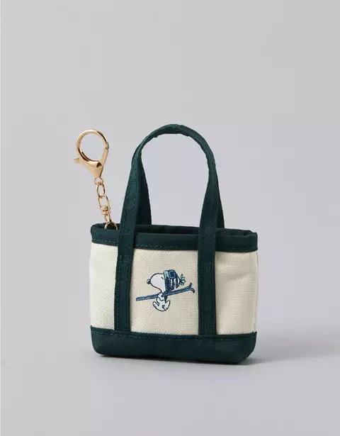 PREORDEN American Eagle AE Snoopy Mini Tote Keychain - comprar en línea